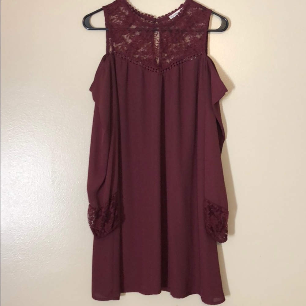 Maroon dress